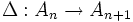 \Delta:A_n\to A_{n+1}