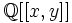{\mathbb Q}[[x,y]]