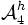 {\mathcal A}^h_4