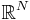 {\mathbb R}^N
